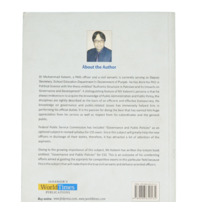 Goverance And Public Policies By Dr M.Kaleem(Pms) - Image 4