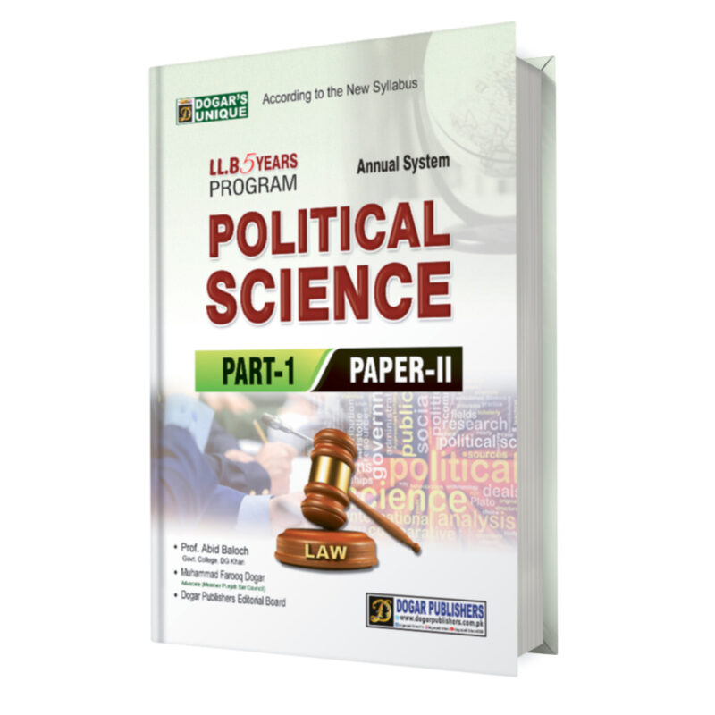 LLB Part 1 Political Science (5 Years Program)