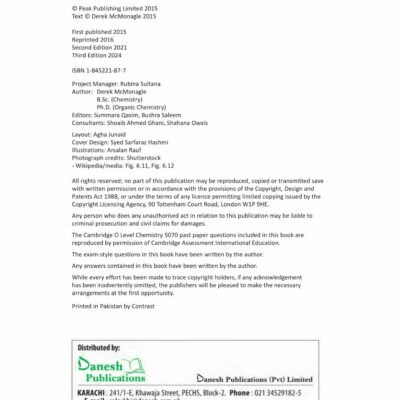 Chemistry For Cambridge O Level Pupil Book BY Derek McMonagle - Image 2