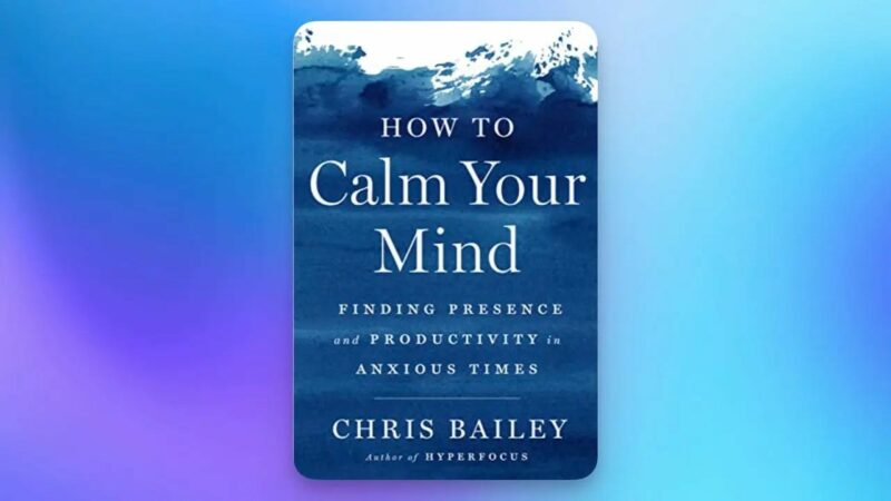 How to Calm Your Mind: Finding Presence and Productivity in Anxious Times by Chris Bailey