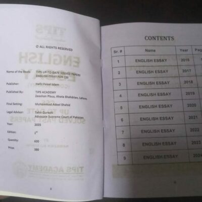 Tips English Essay With Solved Past Papers CSS - Image 2